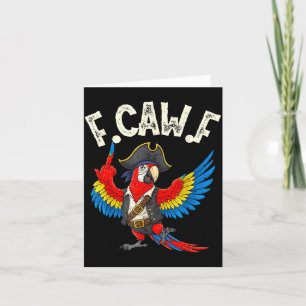 Rolig Pris Macaw Papegoja Meme För Vuxna F Caw F Kort