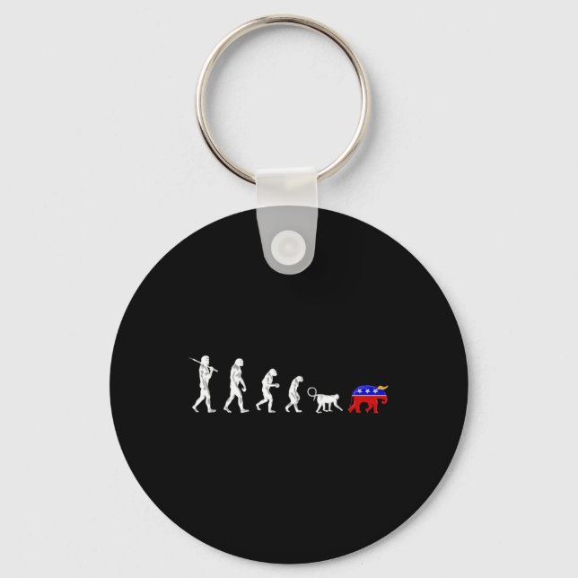 Rolig Pro-demokratisk Anti-republikansk Devolution Nyckelring (Framsida)