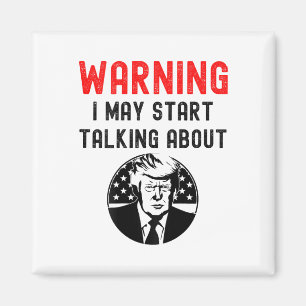 Rolig Pro Donald Trump Republikan Amerikansk Konse Magnet