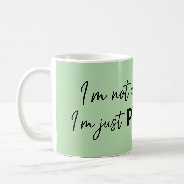 Rolig Pro Katt Anti-Social Introvert  Kaffemugg (Vänster)