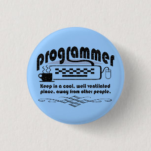 Rolig programmerare knapp