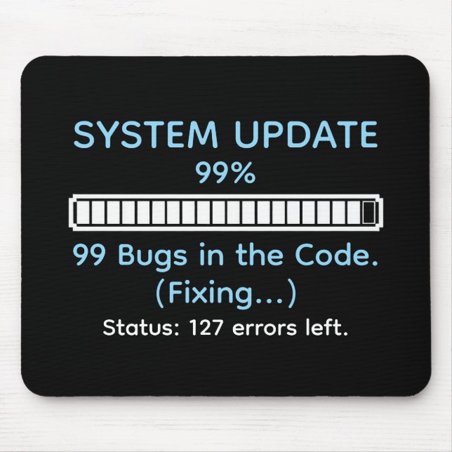 Rolig Programmerare Kodar Musmatta (Framsidan)