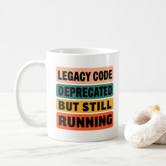 Rolig programmerare legacy-kod retro kaffemugg