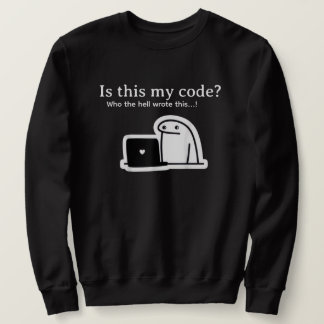 Rolig programmerare meme | Är det här min kod? Lång Ärmad Tröja