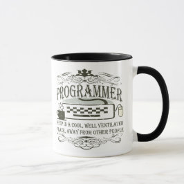 Rolig programmerare mugg