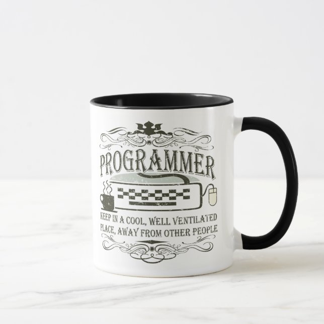 Rolig programmerare mugg (Höger)
