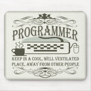 Rolig programmerare musmatta