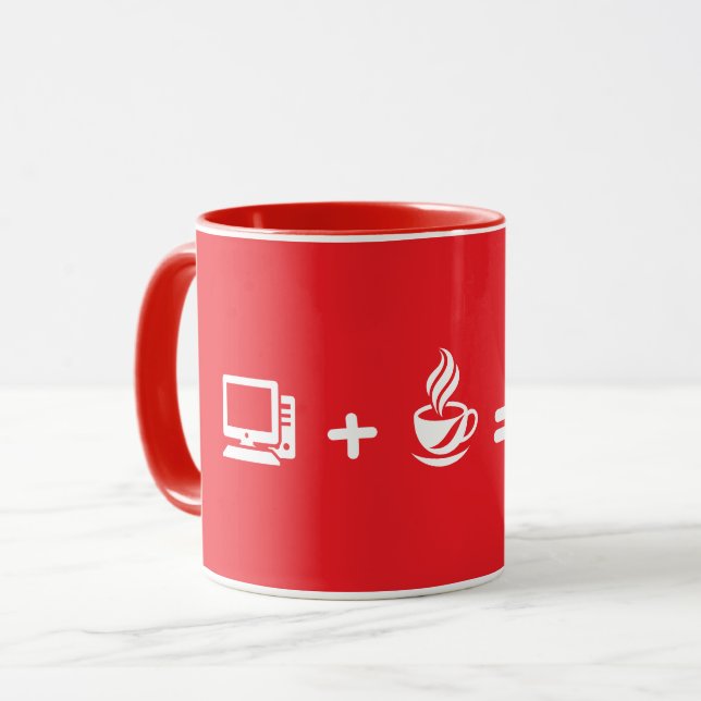 Rolig programmerarkod kaffemugg - mjukvaruingenjör (Framsida vänster)