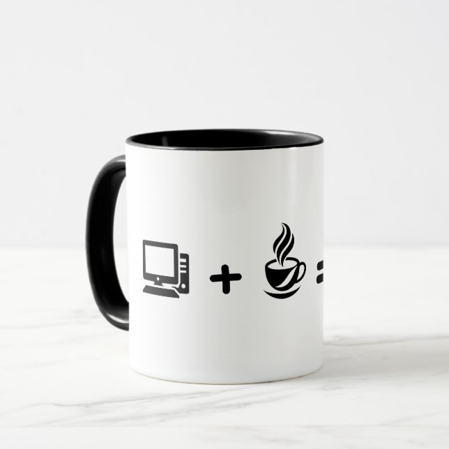 Rolig programmerarkod kaffemugg - mjukvaruingenjör (Framsida vänster)