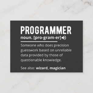 Rolig Programmerarkod Utvecklare Betydelse Definit Visitkort
