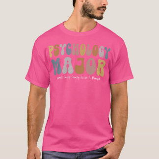 Rolig psykologi huvudämne psykologi student Roligt T Shirt