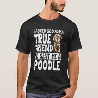 Rolig Pudel Vatten Retriever Hund Ägare Uppfödare T Shirt