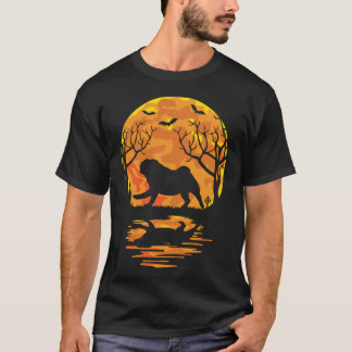 Rolig Pug Skräckinjagande Halloween För Hundälskar T Shirt