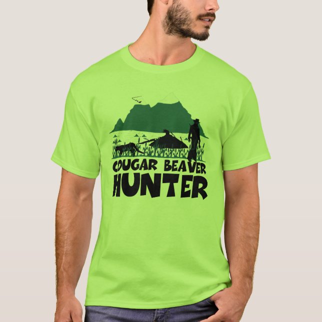Rolig puma tee (Framsida)