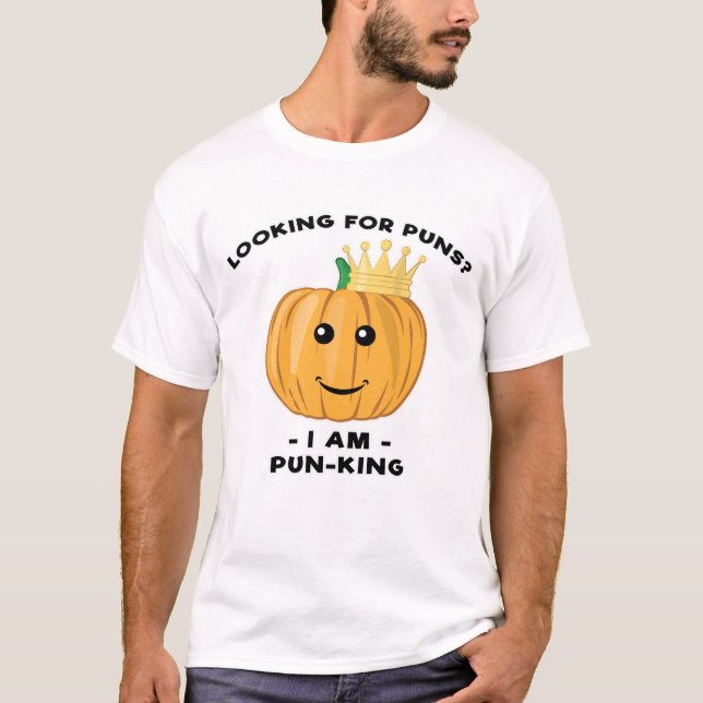 Rolig Pumpa Design T Shirt (Framsida)