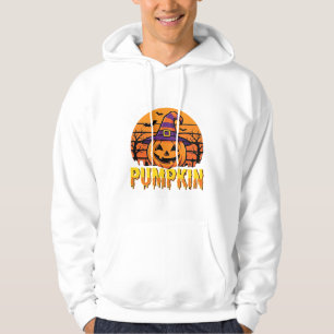 Rolig Pumpa Halloween Puns Design2 (1)_1 Hoodie