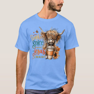 Rolig Pumpa-Krydda och Jesus Kristus T Shirt