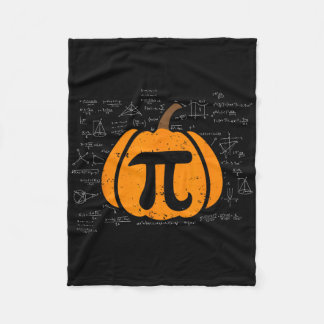 Rolig Pumpa Paj Math Lärare Halloween Thanksgiving Fleecefilt