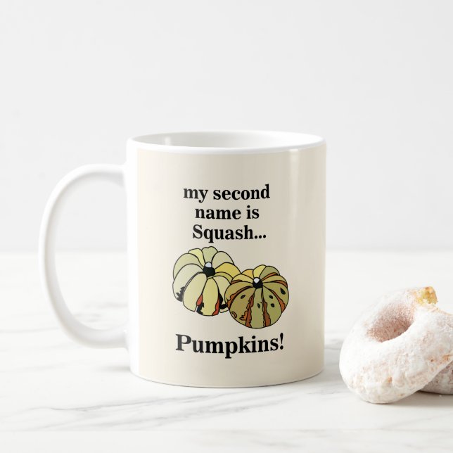 Rolig Pumpa Squash Pumpalekar Kaffemugg (Med munk)