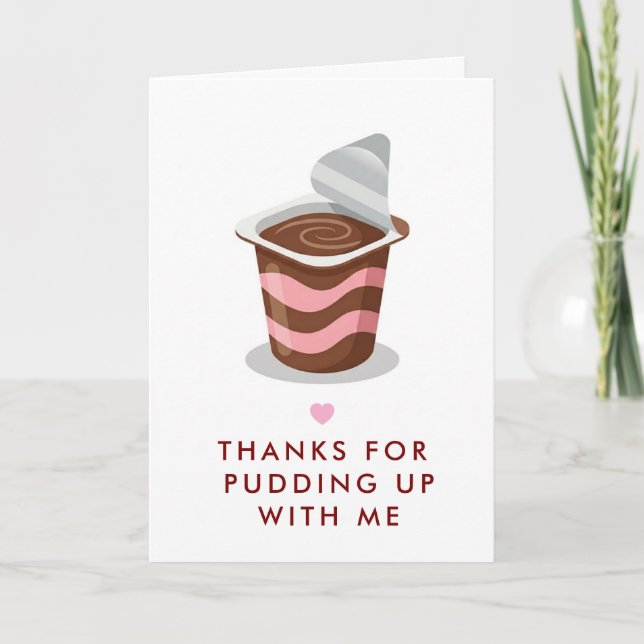Rolig Pun Pudding Mors Dag Kort (Framsida)