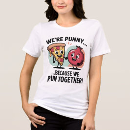 Rolig Punny Par T-Shirt | Söt Mat Kärlek