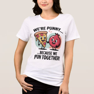 Rolig Punny Par T-Shirt | Söt Mat Kärlek