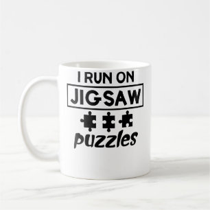 Rolig Pusselälskare Kaffemugg