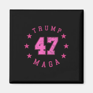 Rolig Qr 45 47 Trump Invigning 2025 Danskod Magnet