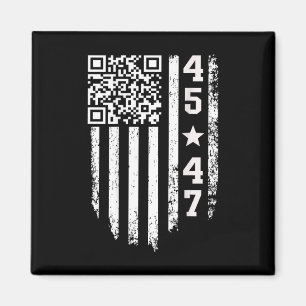 Rolig Qr President Trump 4547 Trump Dansar Kod Magnet