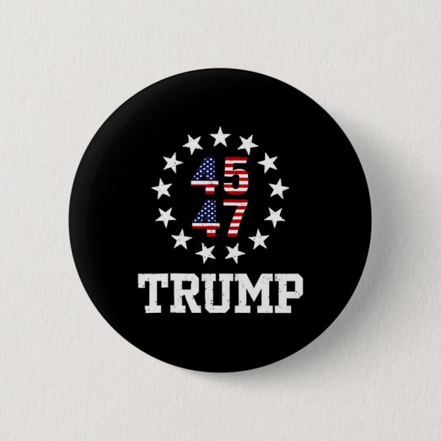 Rolig Qr President Trump Dans Kod Inauguration D Knapp (Framsida)