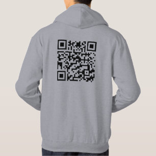 Rolig QR President Trump Dans Kod (På Baksidan) Hoodie