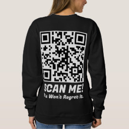 Rolig QR Skanna mig! Roligt Sorgsen Skämt  T Shirt