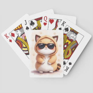 Rolig Ragdoll Kawaii Katt Casinokort