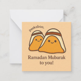 Rolig Ramadan Mubarak till dig Anteckningskort