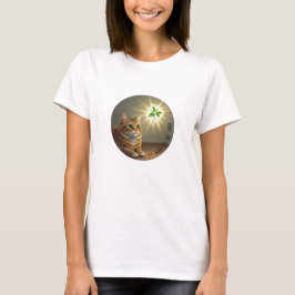 Rolig randig katt kattsnurr Det Måste Vara Du katt T Shirt