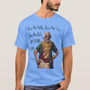 Rolig rappare Mahatma Gandhi-citat Bas Bura Karo g T Shirt