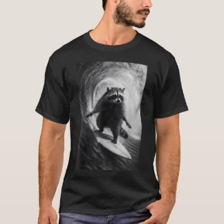 Rolig Råtta Surfar Selfie På Surfbräda Strand T Shirt