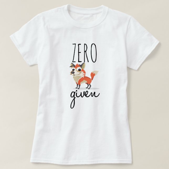 Rolig Rävpunsjikt T-Shirt (Design framsida)