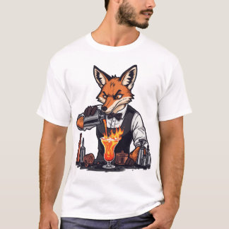 Rolig Rävrestaurangtröja T Shirt