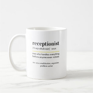 Rolig Receptionist Definition Present Kaffemugg