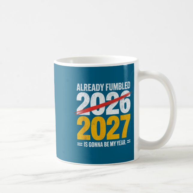 Rolig redan fumla 2026 2027 ska min år humo kaffemugg (Höger)