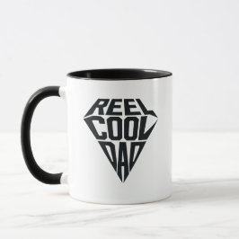 Rolig Reel Cool Dad-mugg | Cool fadersdagskaffe Mugg
