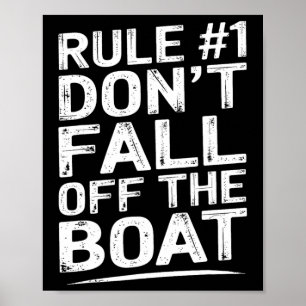 Rolig Regel Nummer 1: Ramla Inte Över Bord På Krys Poster