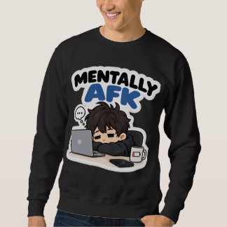 Rolig Relaterbar [DESIGN TEXT] – Söt Gen Z T-Shirt Lång Ärmad Tröja