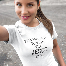 Rolig Religiös Södra Sägande Ljus T Shirt