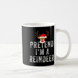 Rolig Ren Jul Kostym Låt Mig Vara En Ren Kaffemugg