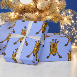 Rolig Ren Ritsning Barn Presentpapper