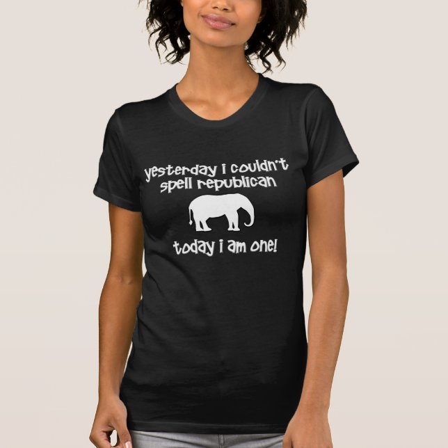 rolig republikan t-shirt (Framsida)