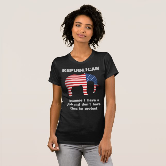 Rolig republikan tee shirt (Hel framsida)