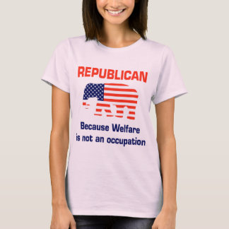 Rolig republikan - välfärd tee shirt
